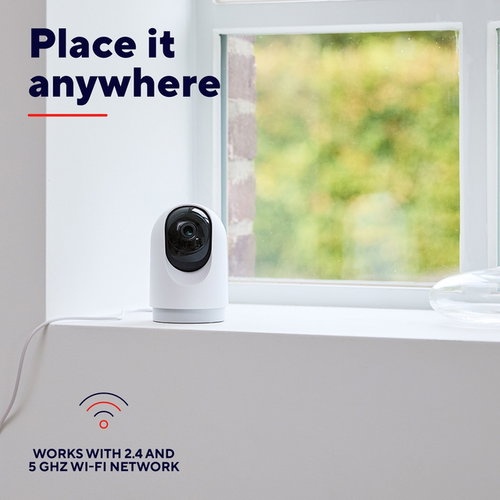 Nivian NVS-IPC-L2 buitenlamp WiFi camera 3 MP met bewegingsdetectie, IR nachtzicht, audio, Sd