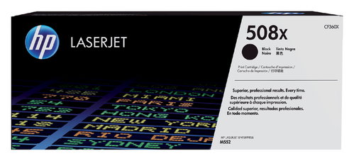LCL Cartucce di Toner Rigenerate 508A CF360A 6000 pagine (1 Nero) Sostituzione per HP M553 Printer M577 M577c HP Color LaserJet Enterprise M552dn M553dn M553n M553x HP MFP M577Z MFP M577dn MFP